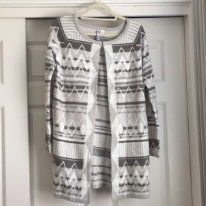 Grey Patterned Sweater from Francesca’s